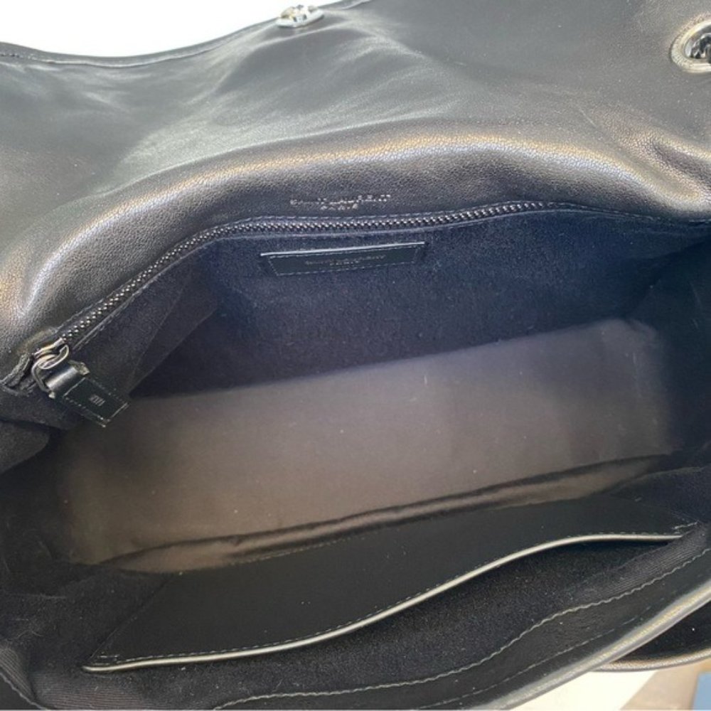 SOLD Saint Laurent YSL Medium Niki Chevron Quilted Bandana Bag - Picture 14 of 16
